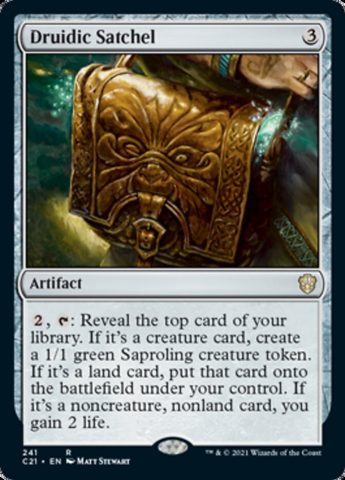 Druidic Satchel [Commander 2021] | Gate City Games LLC