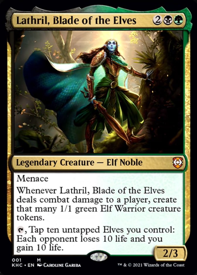 Lathril, Blade of the Elves [Kaldheim Commander] | Gate City Games LLC
