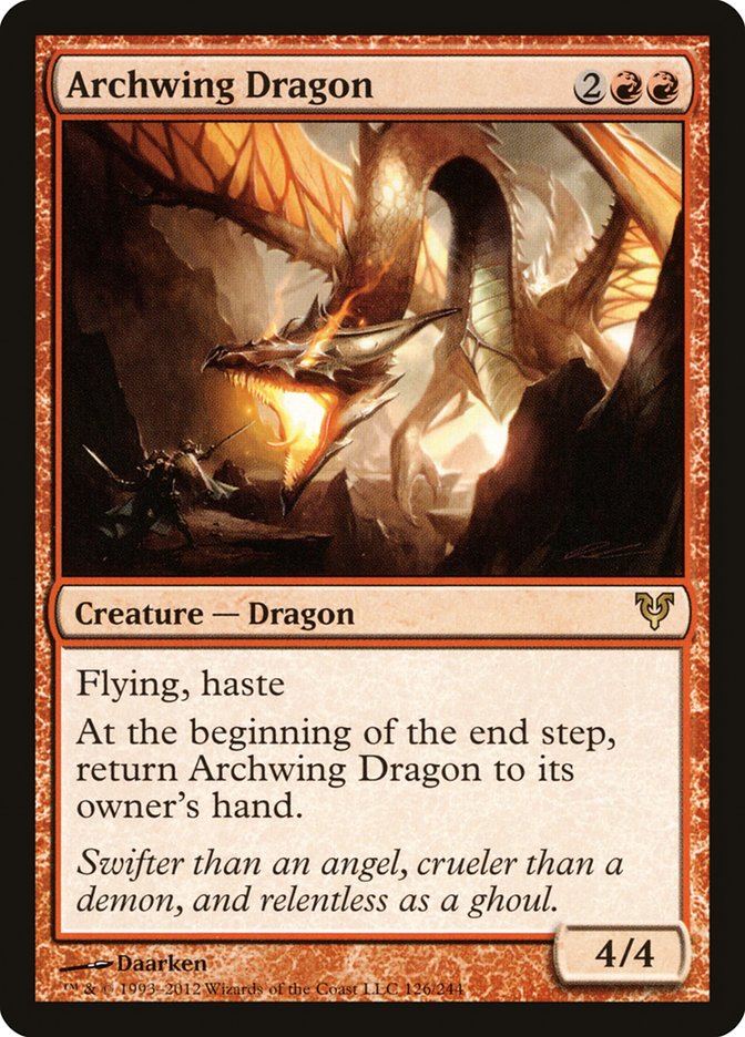 Archwing Dragon [Avacyn Restored] | Gate City Games LLC