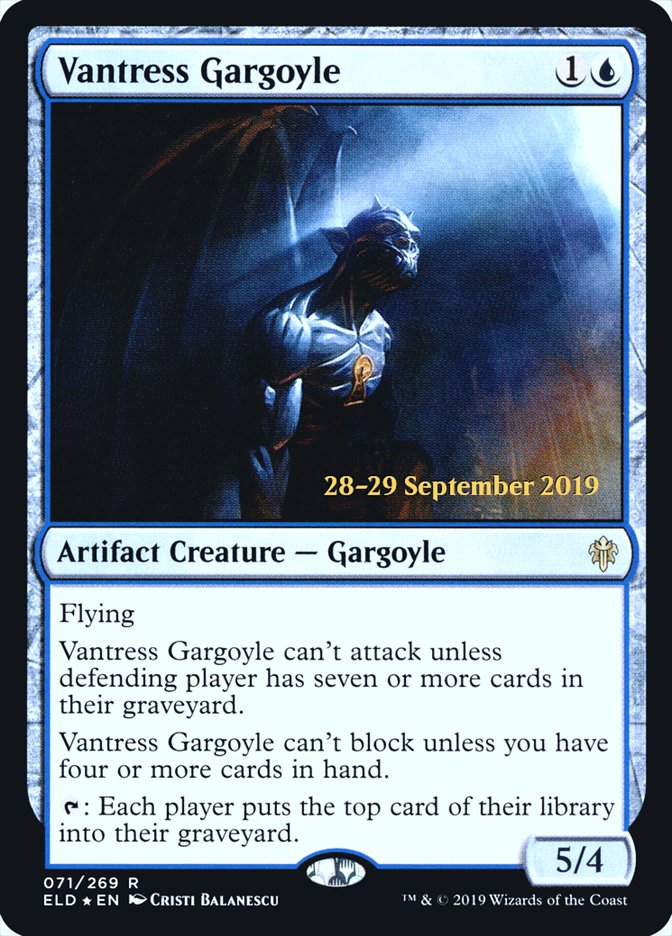 Vantress Gargoyle [Throne of Eldraine Prerelease Promos] | Gate City Games LLC