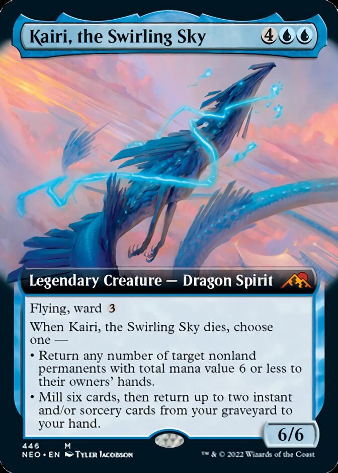 Kairi, the Swirling Sky (Extended Art) [Kamigawa: Neon Dynasty] | Gate City Games LLC