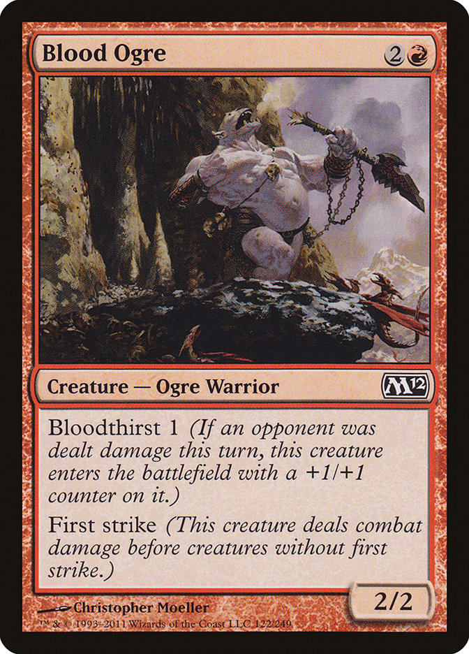 Blood Ogre [Magic 2012] | Gate City Games LLC