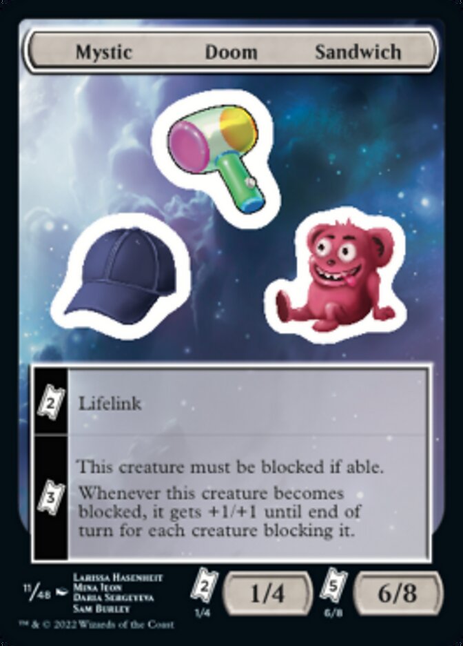 Mystic Doom Sandwich [Unfinity Stickers] | Gate City Games LLC