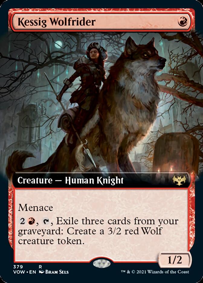 Kessig Wolfrider (Extended Art) [Innistrad: Crimson Vow] | Gate City Games LLC