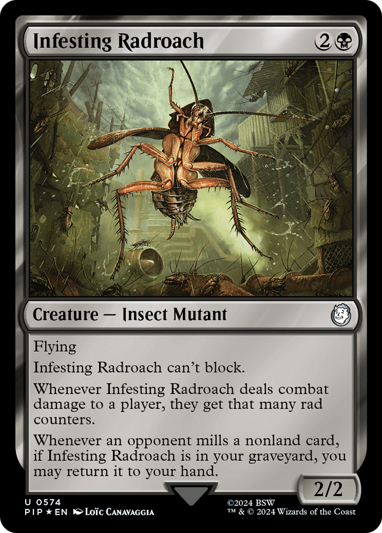 Infesting Radroach (Surge Foil) [Fallout] | Gate City Games LLC