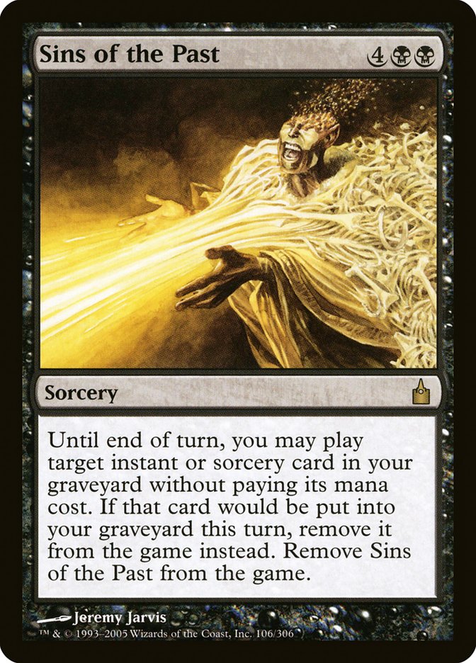 Sins of the Past [Ravnica: City of Guilds] | Gate City Games LLC