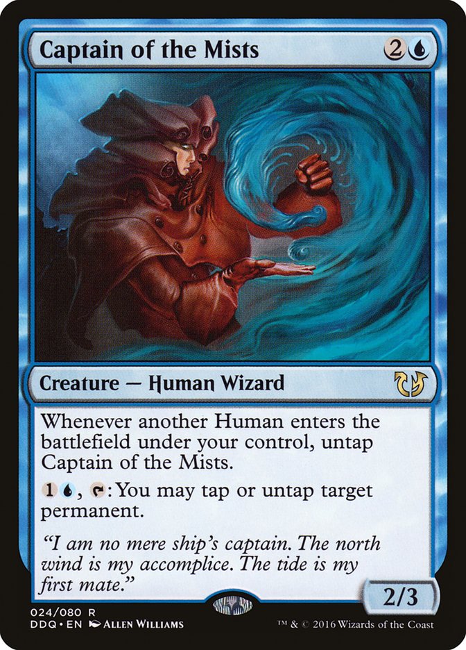 Captain of the Mists [Duel Decks: Blessed vs. Cursed] | Gate City Games LLC