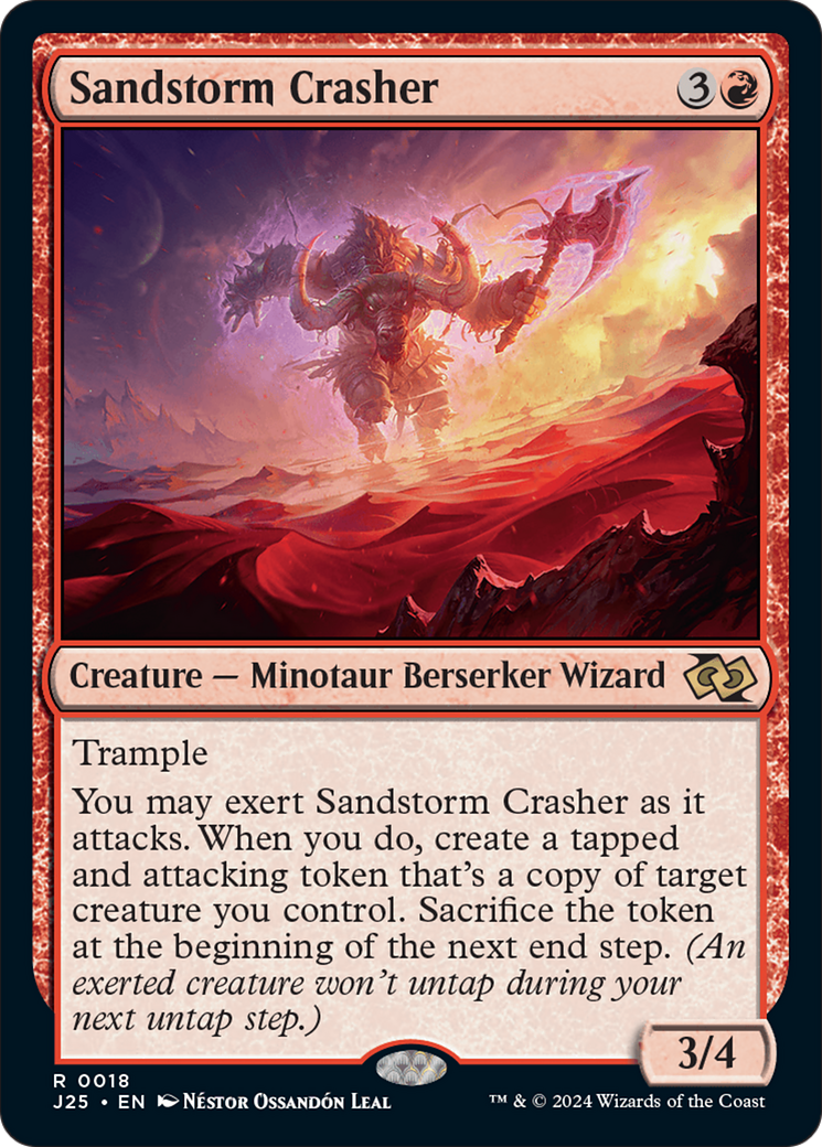 Sandstorm Crasher [Foundations Jumpstart] | Gate City Games LLC