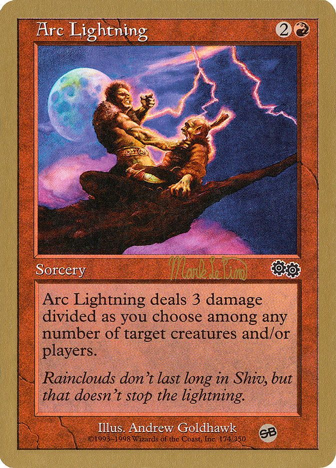 Arc Lightning (Mark Le Pine) (SB) [World Championship Decks 1999] | Gate City Games LLC