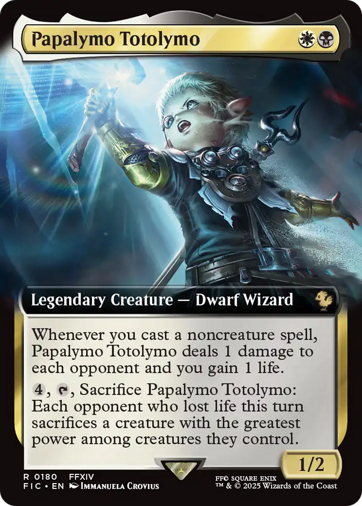 Papalymo Totolymo (Extended Art) [FINAL FANTASY Commander] | Gate City Games LLC