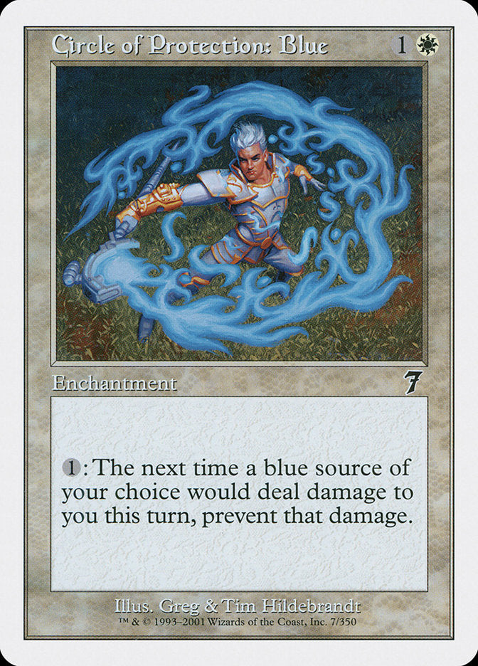 Circle of Protection: Blue [Seventh Edition] | Gate City Games LLC