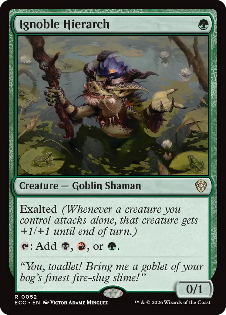 Ignoble Hierarch [Lorwyn Eclipsed Commander] | Gate City Games LLC