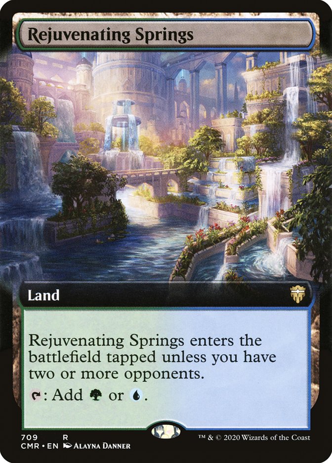 Rejuvenating Springs (Extended Art) [Commander Legends] | Gate City Games LLC