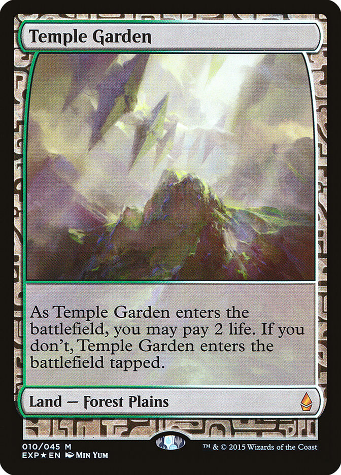 Temple Garden [Zendikar Expeditions] | Gate City Games LLC