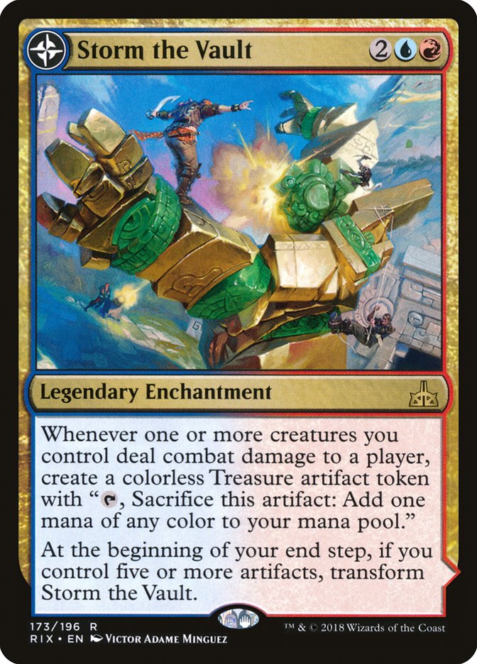 Storm the Vault // Vault of Catlacan [Rivals of Ixalan] | Gate City Games LLC
