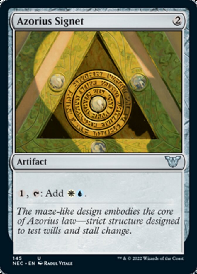 Azorius Signet [Kamigawa: Neon Dynasty Commander] | Gate City Games LLC