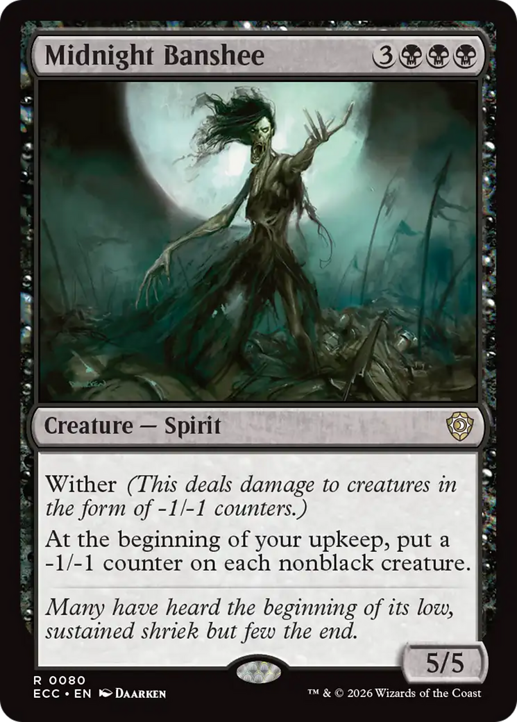 Midnight Banshee [Lorwyn Eclipsed Commander] | Gate City Games LLC