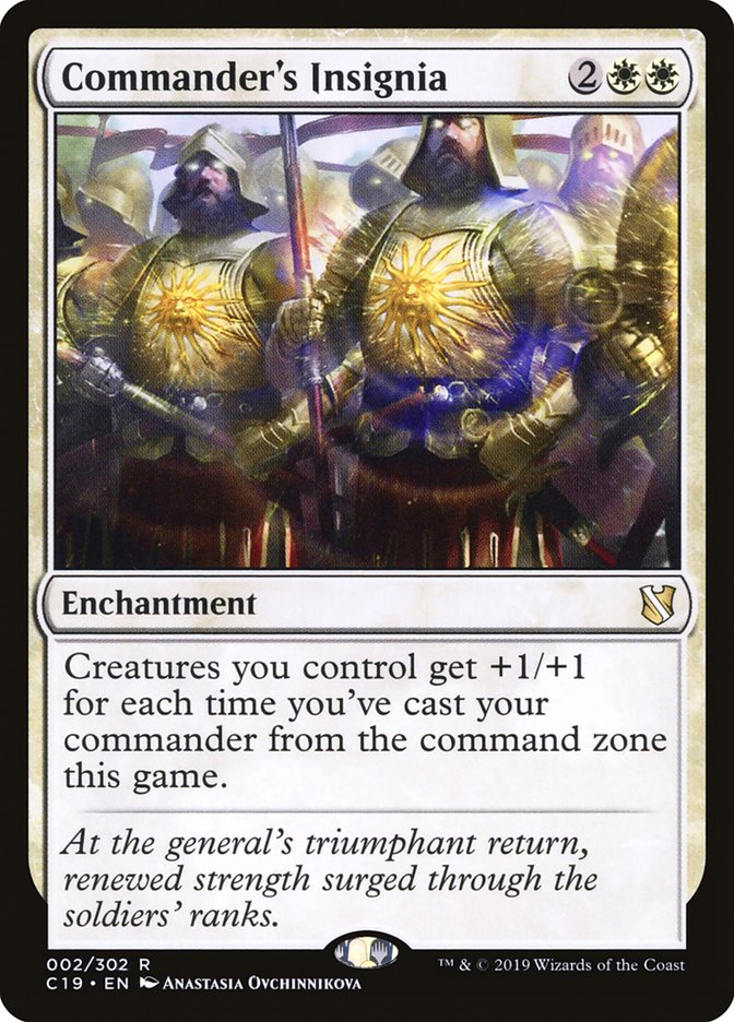 Commander's Insignia [Commander 2019] | Gate City Games LLC