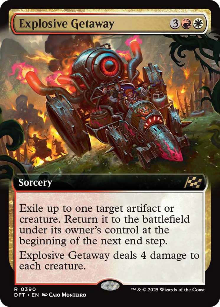 Explosive Getaway (Extended Art) [Aetherdrift] | Gate City Games LLC