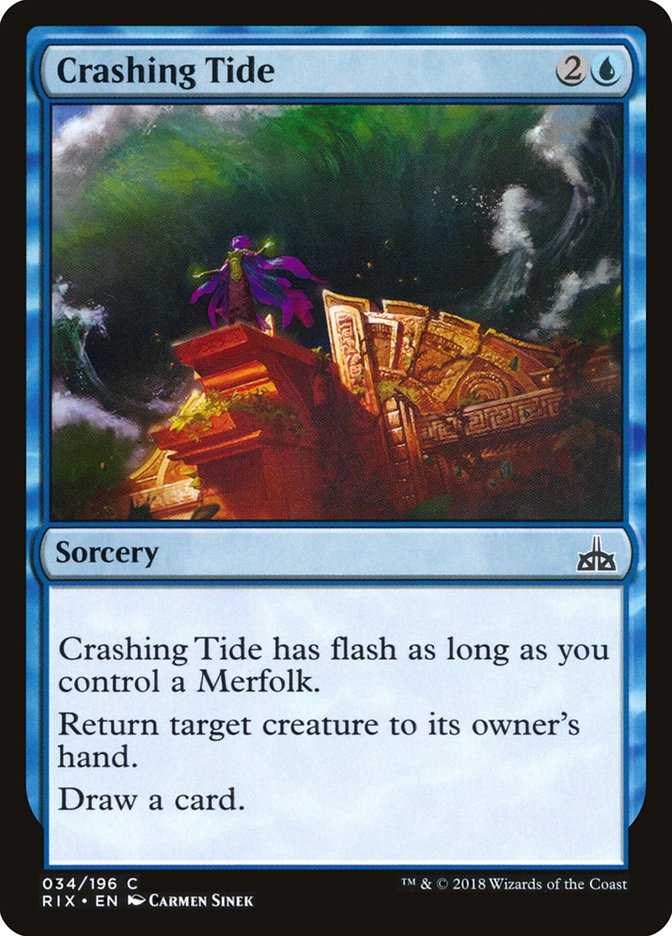 Crashing Tide [Rivals of Ixalan] | Gate City Games LLC