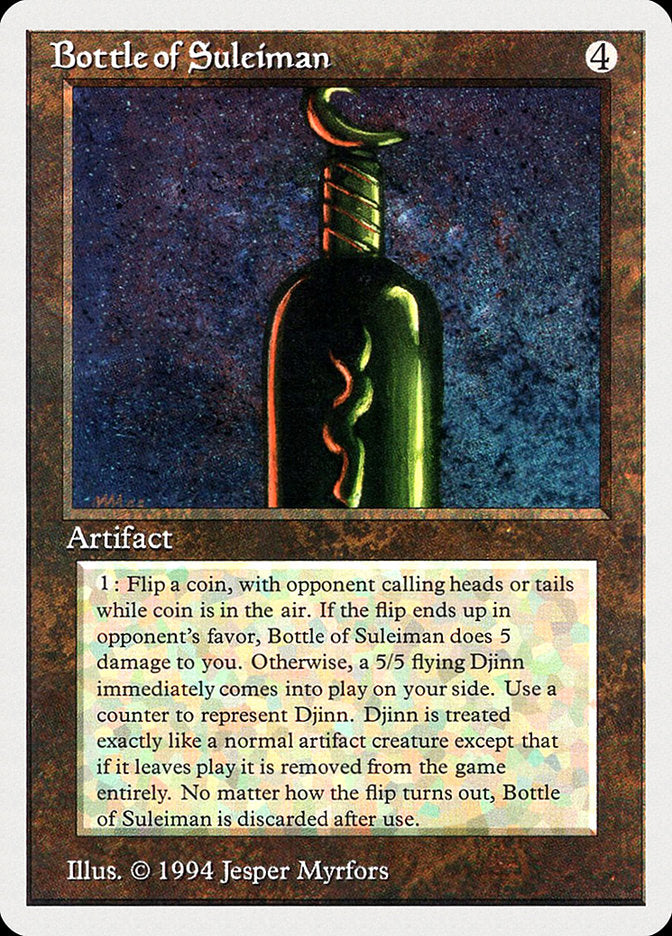 Bottle of Suleiman [Summer Magic / Edgar] | Gate City Games LLC