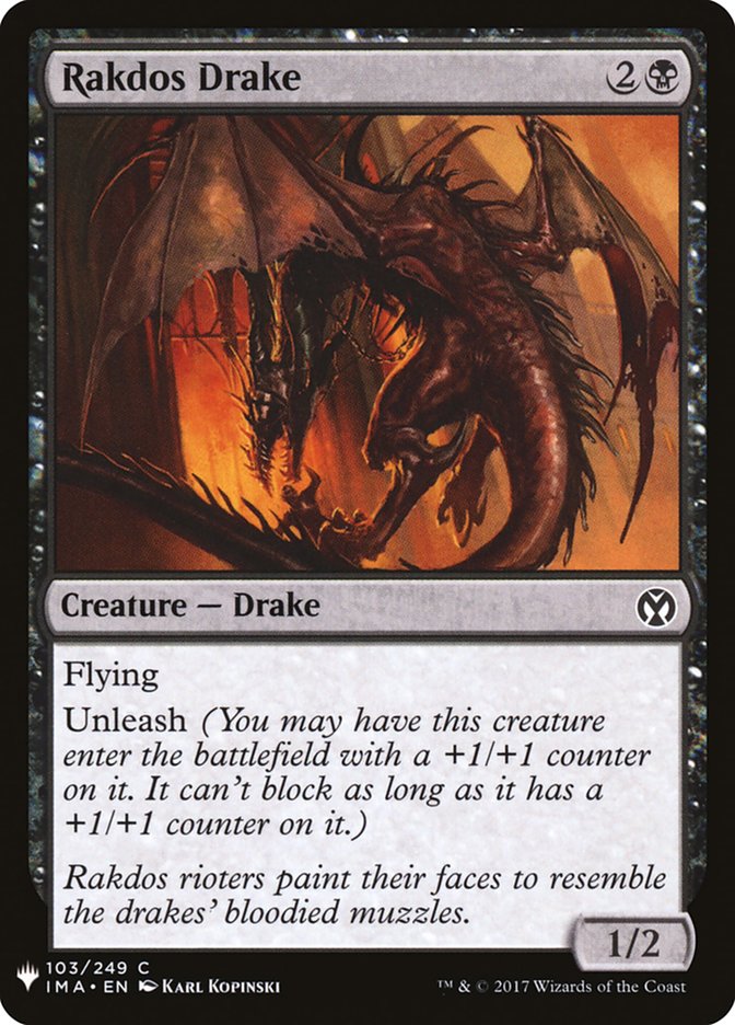 Rakdos Drake [Mystery Booster] | Gate City Games LLC