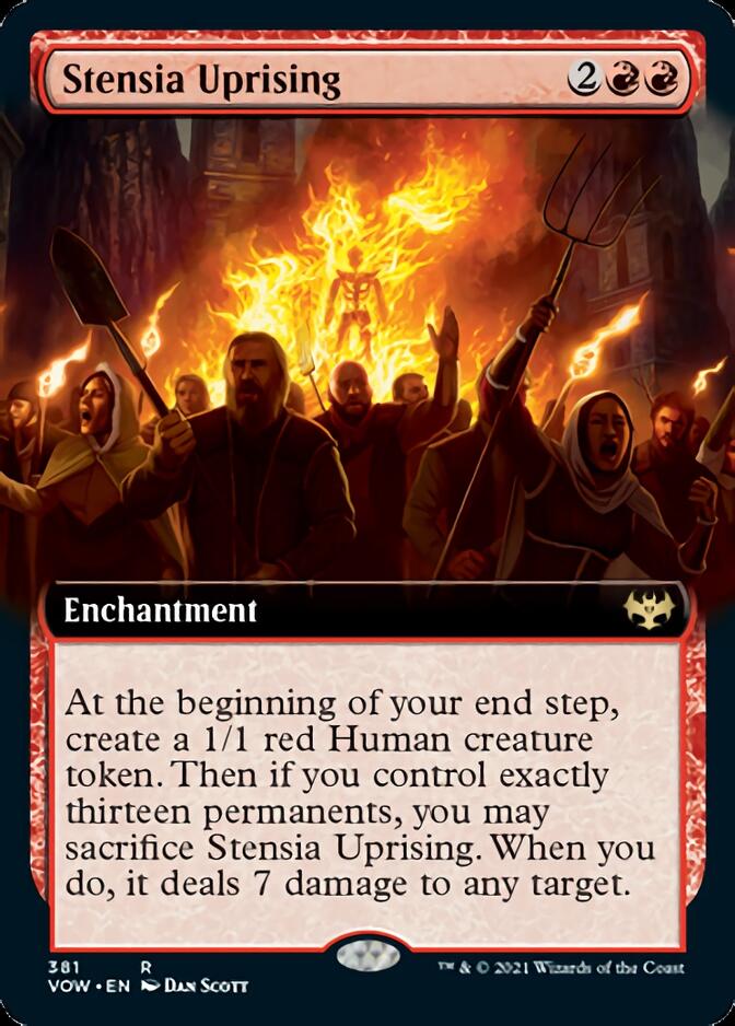 Stensia Uprising (Extended Art) [Innistrad: Crimson Vow] | Gate City Games LLC