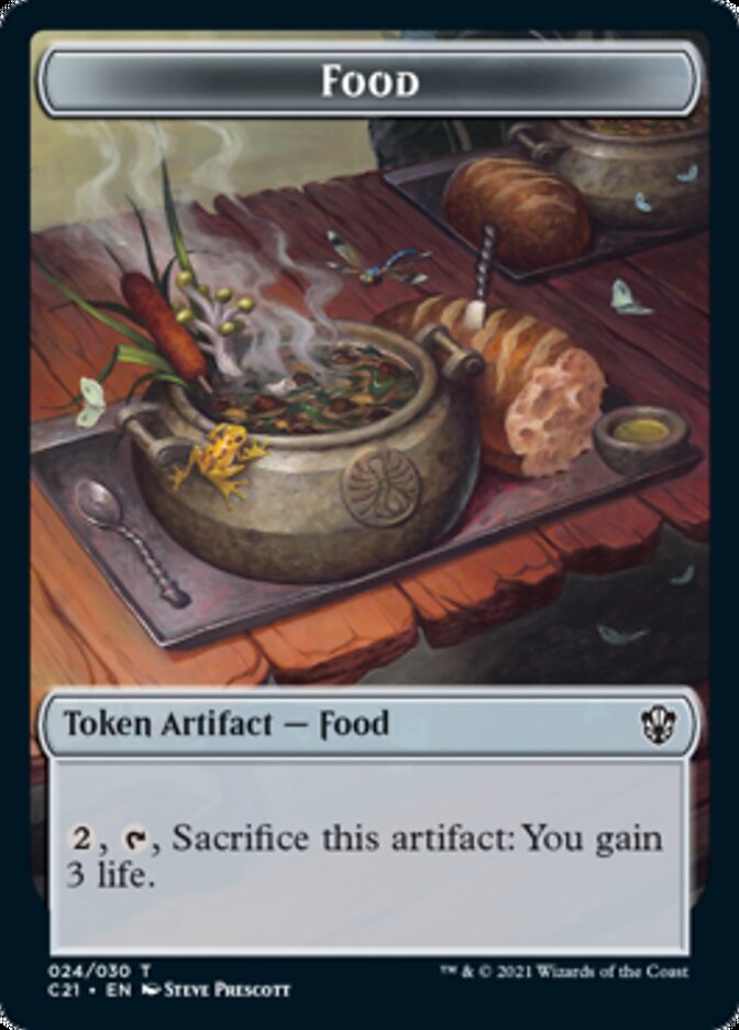 Food // Pest Double-Sided Token [Commander 2021 Tokens] | Gate City Games LLC