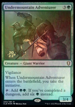 Undermountain Adventurer [Commander Legends: Battle for Baldur's Gate Prerelease Promos] | Gate City Games LLC