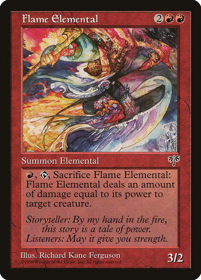 Flame Elemental [Mirage] | Gate City Games LLC