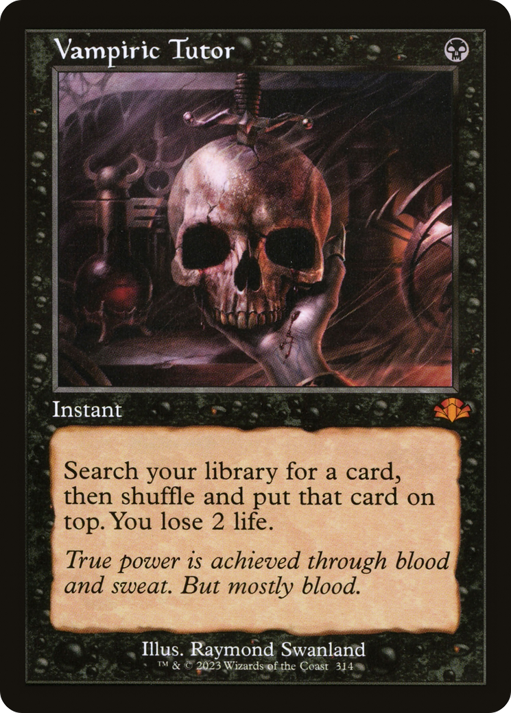 Vampiric Tutor (Retro) [Dominaria Remastered] | Gate City Games LLC