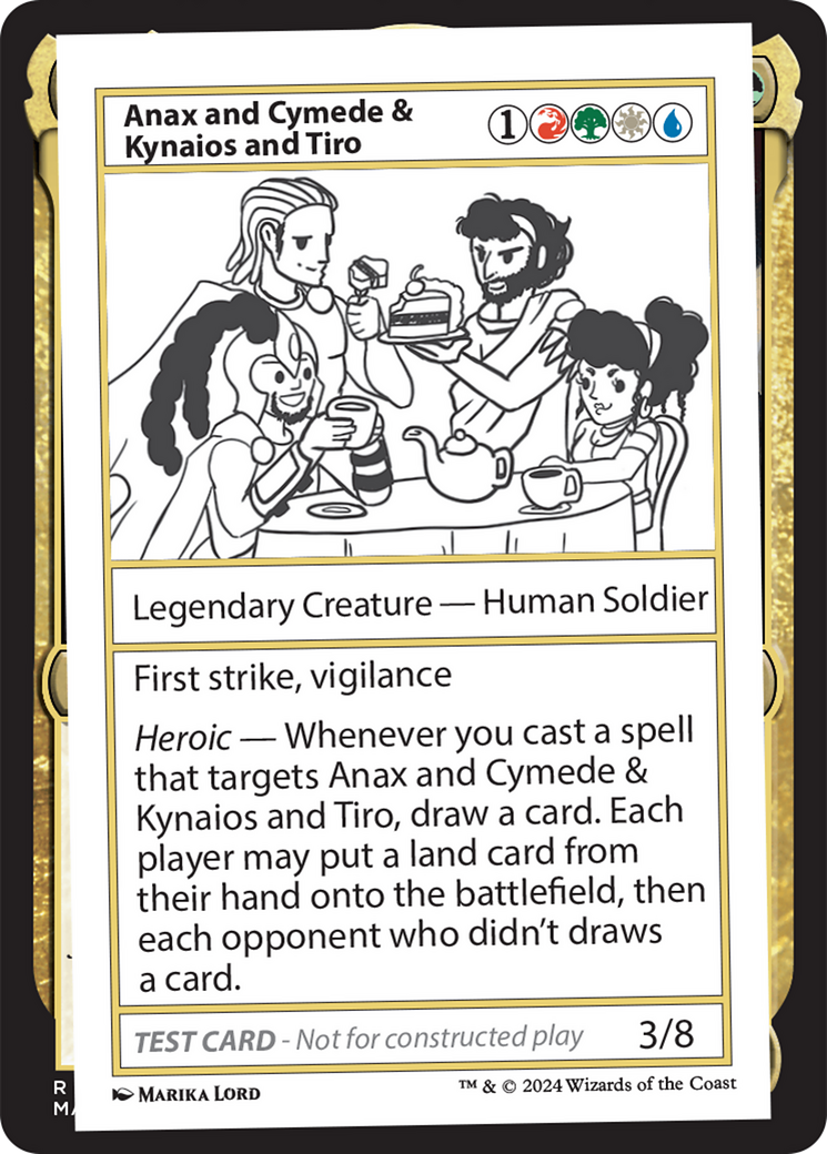 Anax and Cymede & Kynaios and Tiro [Mystery Booster 2 Playtest Cards] | Gate City Games LLC