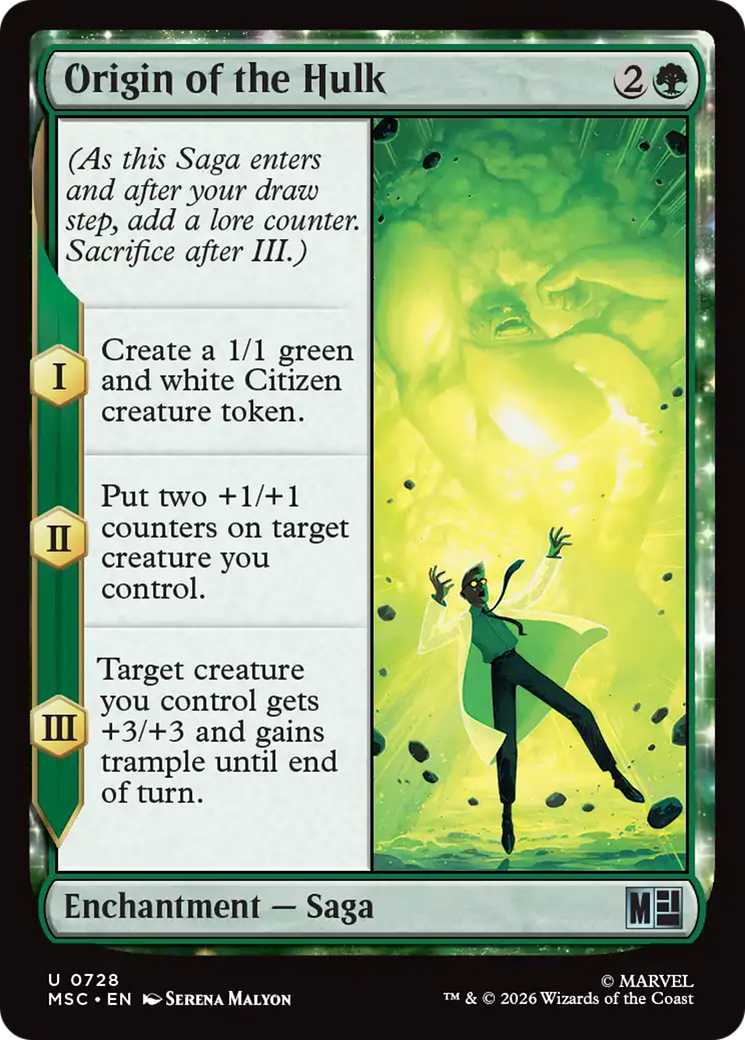 Origin of the Hulk [Marvel Super Heroes Commander] | Gate City Games LLC