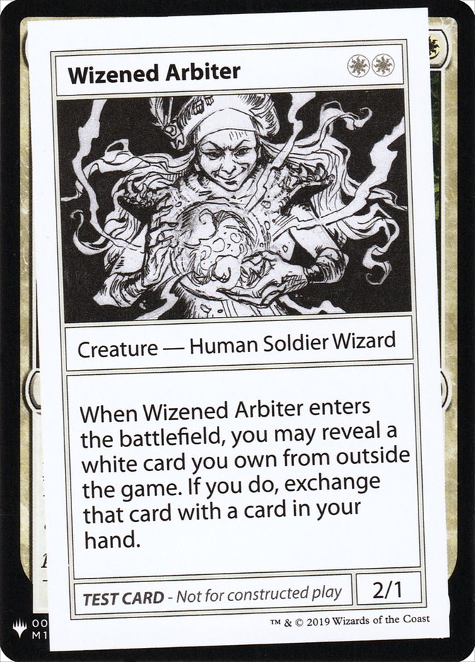 Wizened Arbiter [Mystery Booster Playtest Cards] | Gate City Games LLC