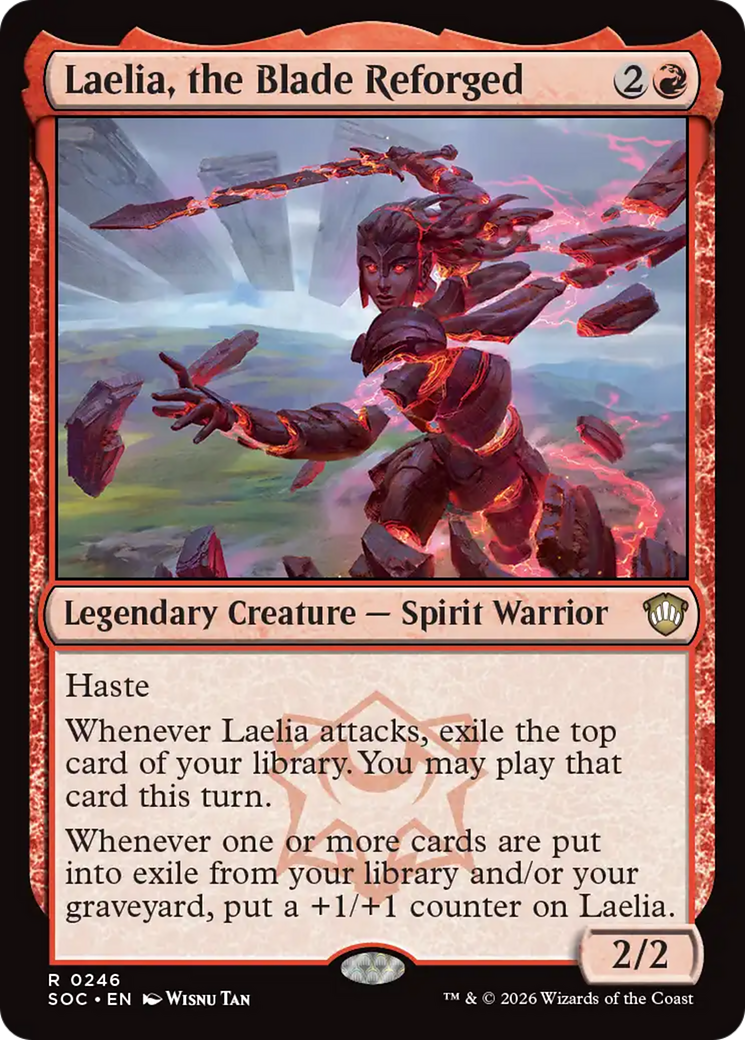 Laelia, the Blade Reforged [Secrets of Strixhaven Commander] | Gate City Games LLC