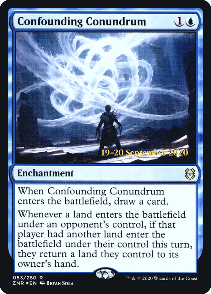 Confounding Conundrum [Zendikar Rising Prerelease Promos] | Gate City Games LLC