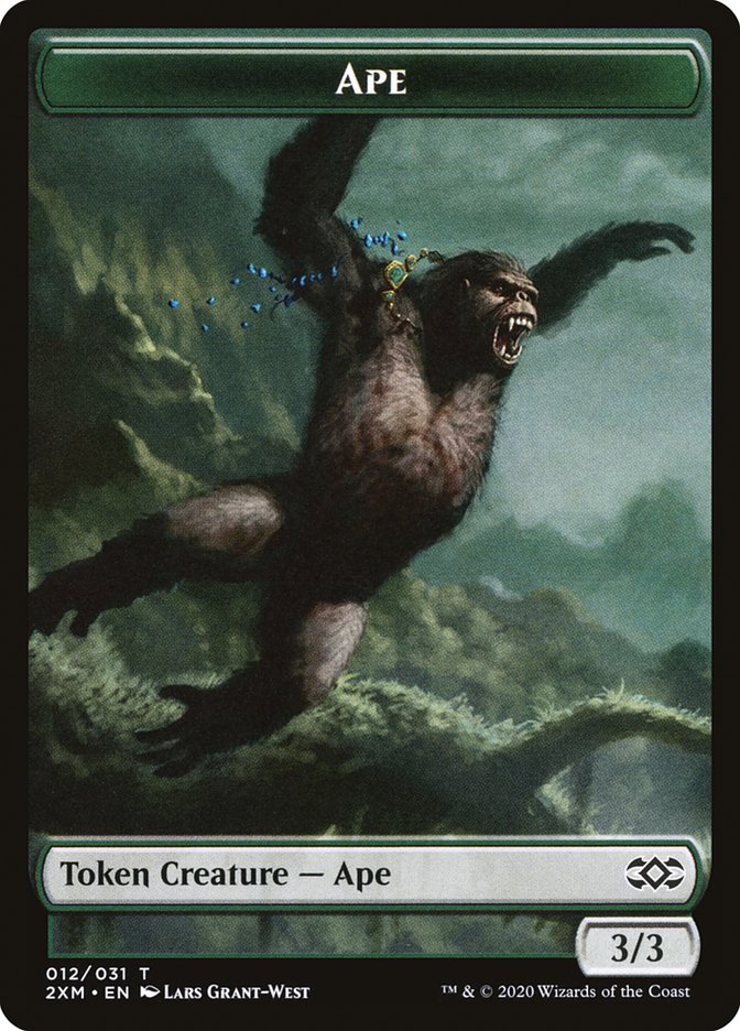 Ape Token [Double Masters Tokens] | Gate City Games LLC