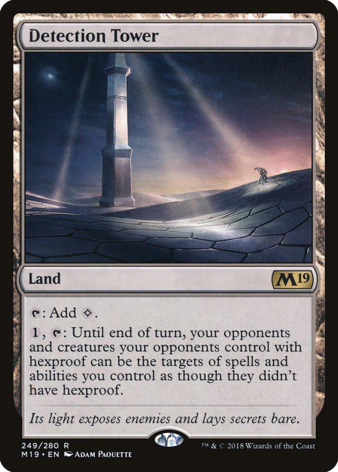 Detection Tower [Core Set 2019] | Gate City Games LLC