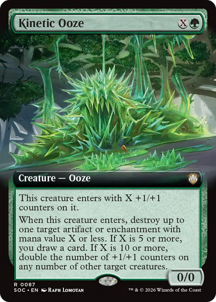 Kinetic Ooze (Extended Art) [Secrets of Strixhaven Commander] | Gate City Games LLC