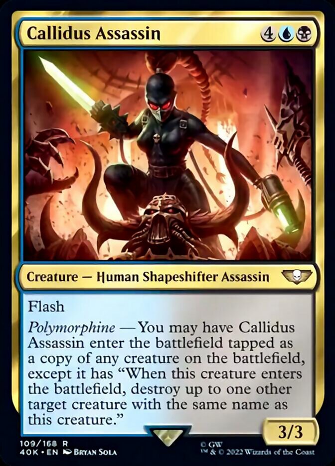 Callidus Assassin (Surge Foil) [Warhammer 40,000] | Gate City Games LLC
