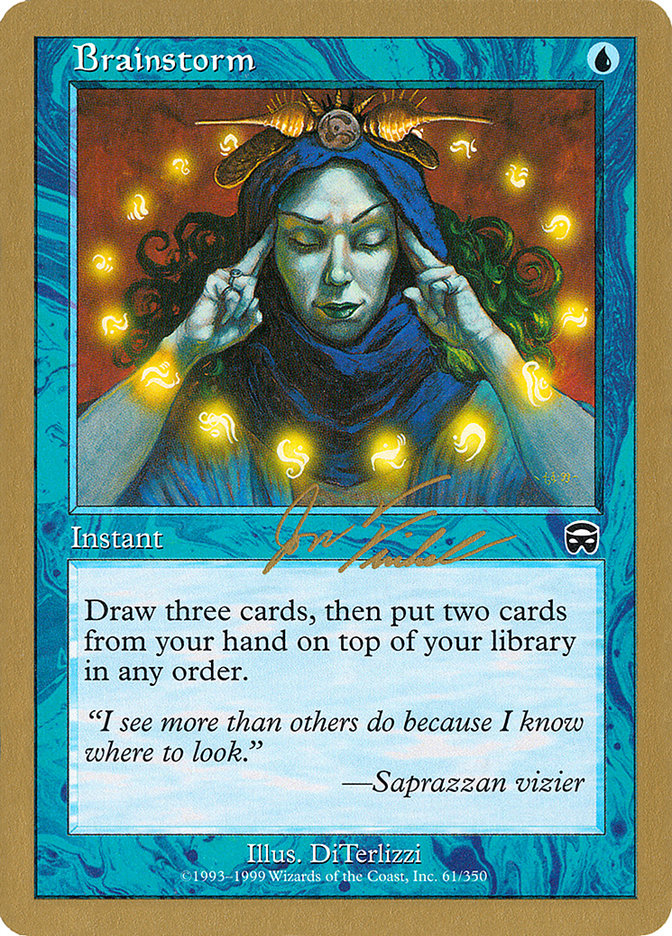Brainstorm (Jon Finkel) [World Championship Decks 2000] | Gate City Games LLC