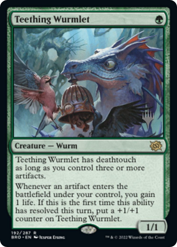 Teething Wurmlet (Promo Pack) [The Brothers' War Promos] | Gate City Games LLC