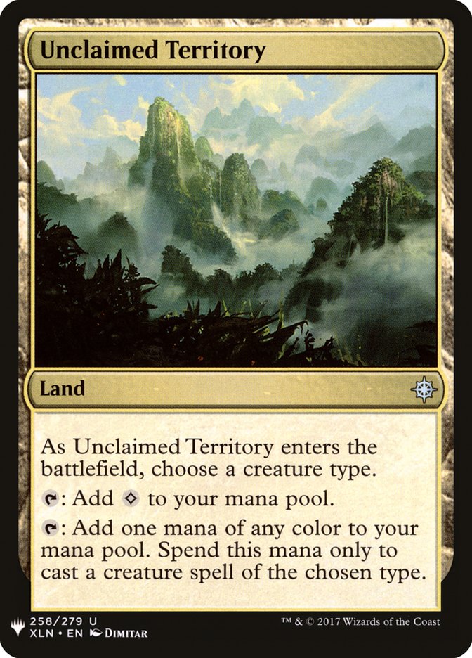 Unclaimed Territory [Mystery Booster] | Gate City Games LLC