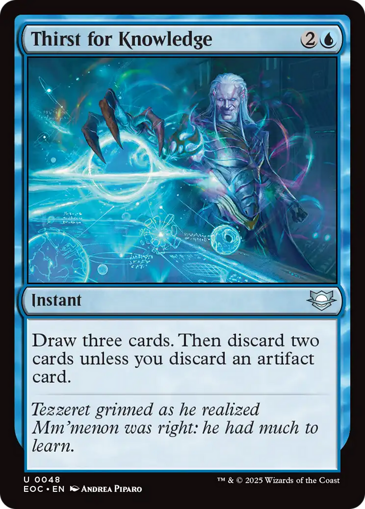 Thirst for Knowledge [Edge of Eternities Commander] | Gate City Games LLC