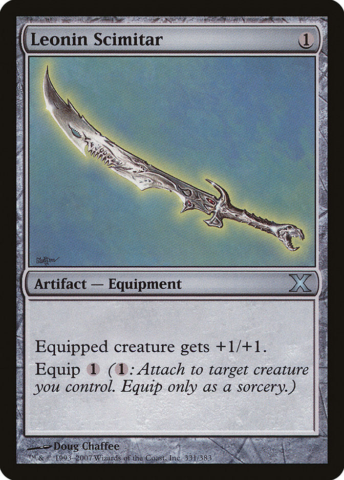 Leonin Scimitar [Tenth Edition] | Gate City Games LLC