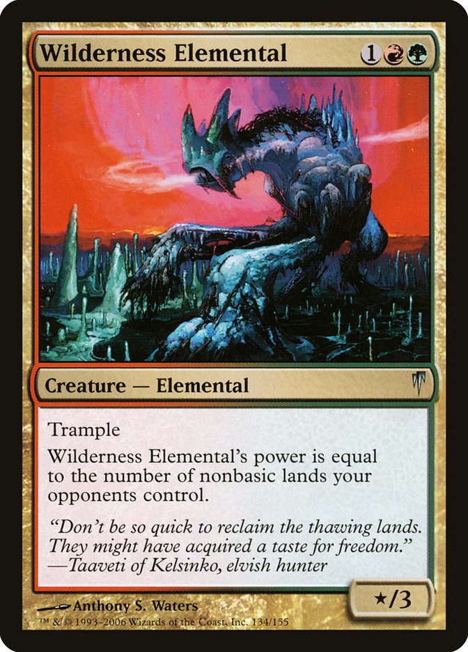 Wilderness Elemental [Coldsnap] | Gate City Games LLC