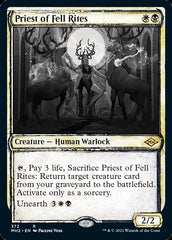 Priest of Fell Rites (Sketch) [Modern Horizons 2] | Gate City Games LLC