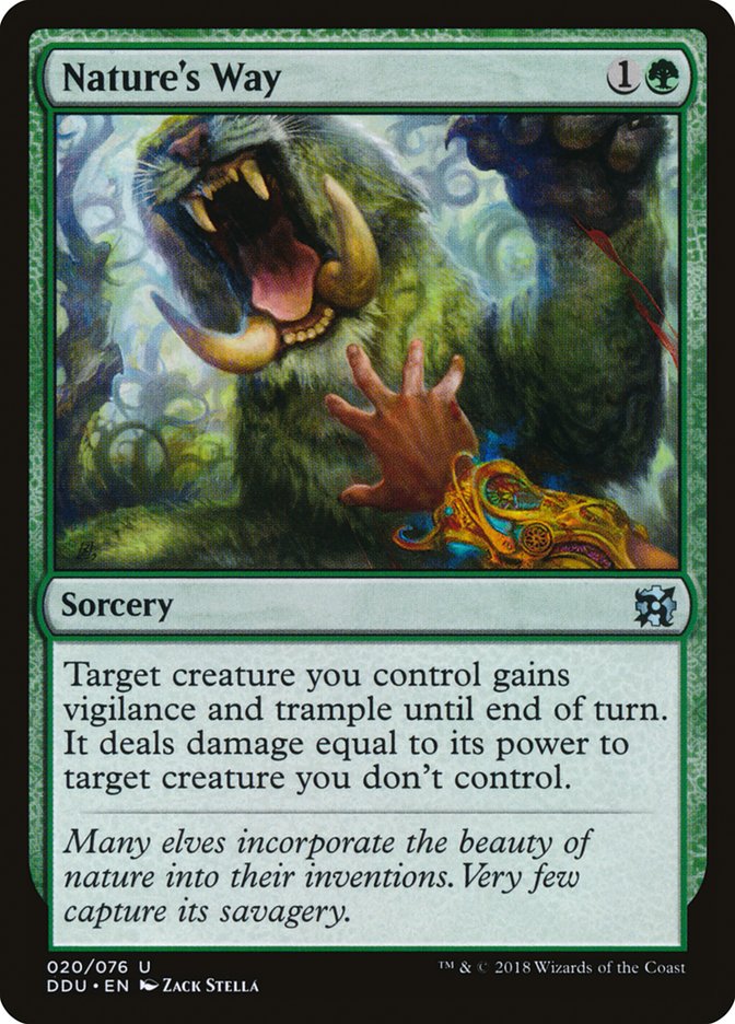 Nature's Way [Duel Decks: Elves vs. Inventors] | Gate City Games LLC