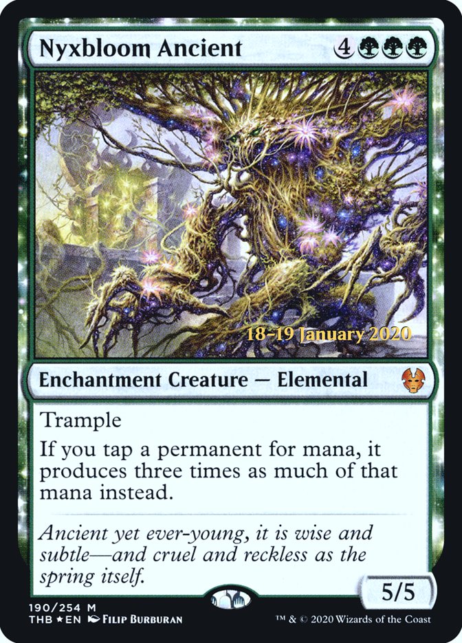 Nyxbloom Ancient [Theros Beyond Death Prerelease Promos] | Gate City Games LLC