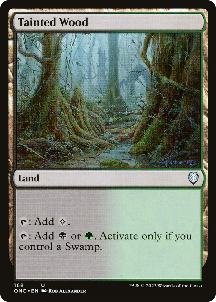 Tainted Wood [Phyrexia: All Will Be One Commander] | Gate City Games LLC